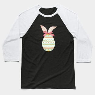 Easter Day - Easter egg with bunny ears Baseball T-Shirt